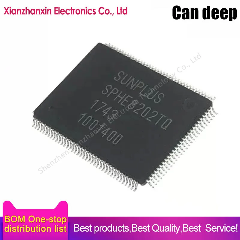 

2~10pcs/lot SPHE8202TQ SPHE8202 QFP-128 Car decoder chip brand new original