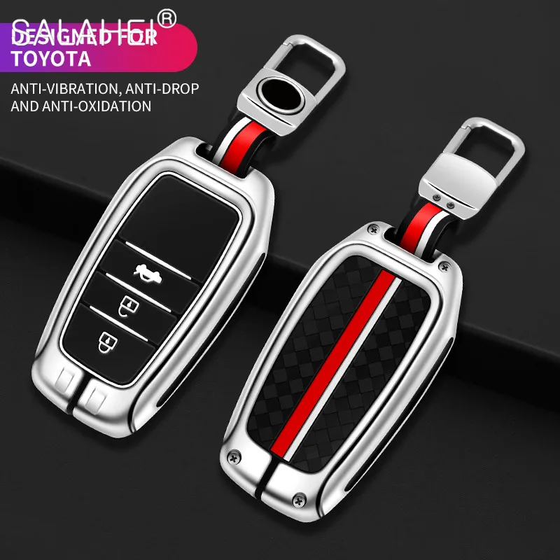 

Чехол для автомобильного ключа чехол для Toyota Hilux Fortuner Land Cruiser Camry CHR Coralla Crown RAV4 Highland Altis Land Cruiser Prado