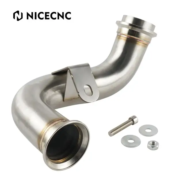 Motorcycle exhaust link pipe for ktm 790 adventure /r 2019-2022 20 890 adventure /r/rally 2021 2022 exhaust catalyst delete pipe