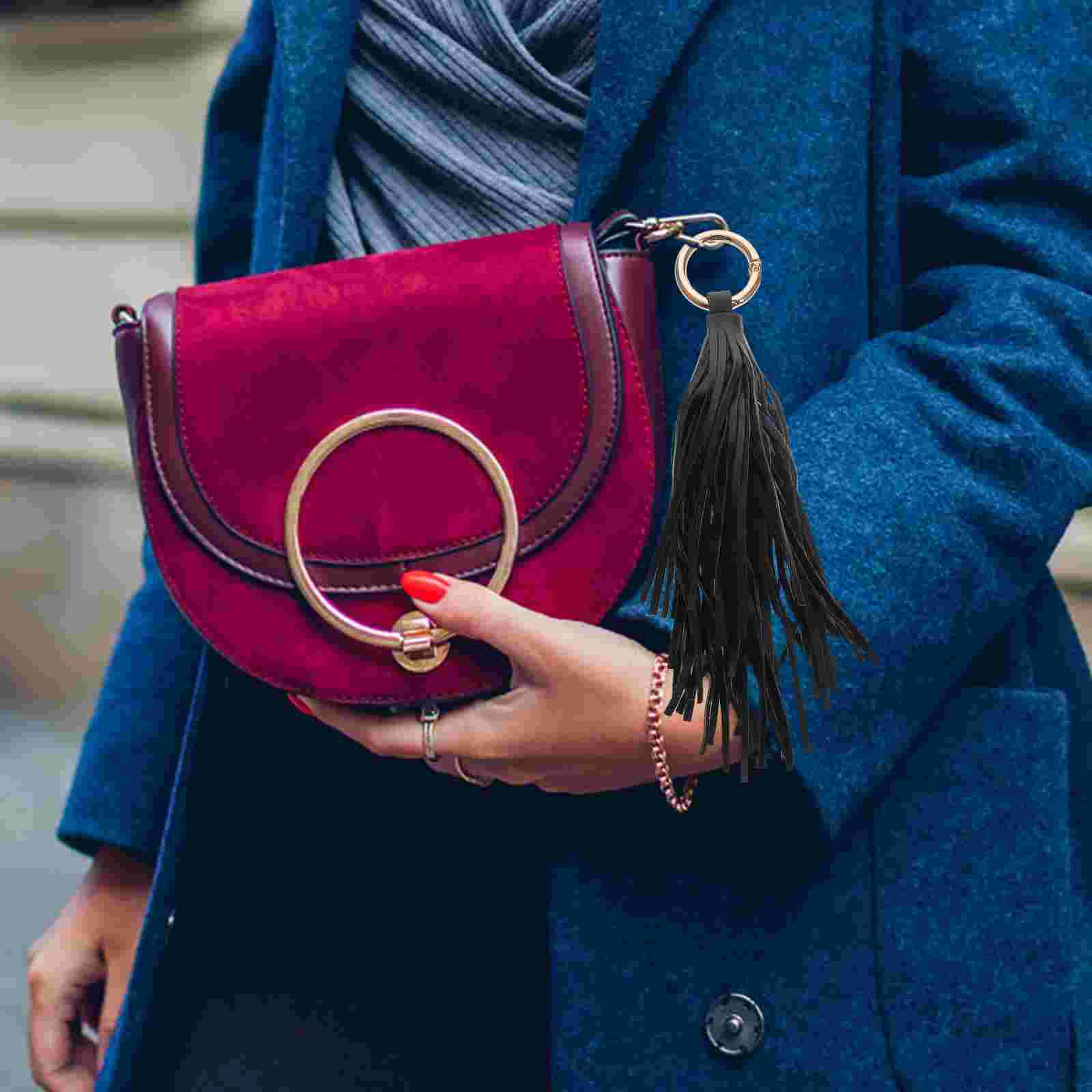 Женский брелок для ключей с подвеской-кисточкой