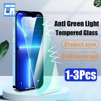green light real eye protection tempered glass for iphone 13 12 11 pro max xs xr x screen protector on iphone 12 13 min se glass