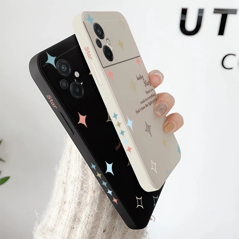 Чехол для Xiaomi Poco F6 F4 F5 F3 Pro Painting Dream Colorful Stars Pattern Силиконовый мягкий противоударный
