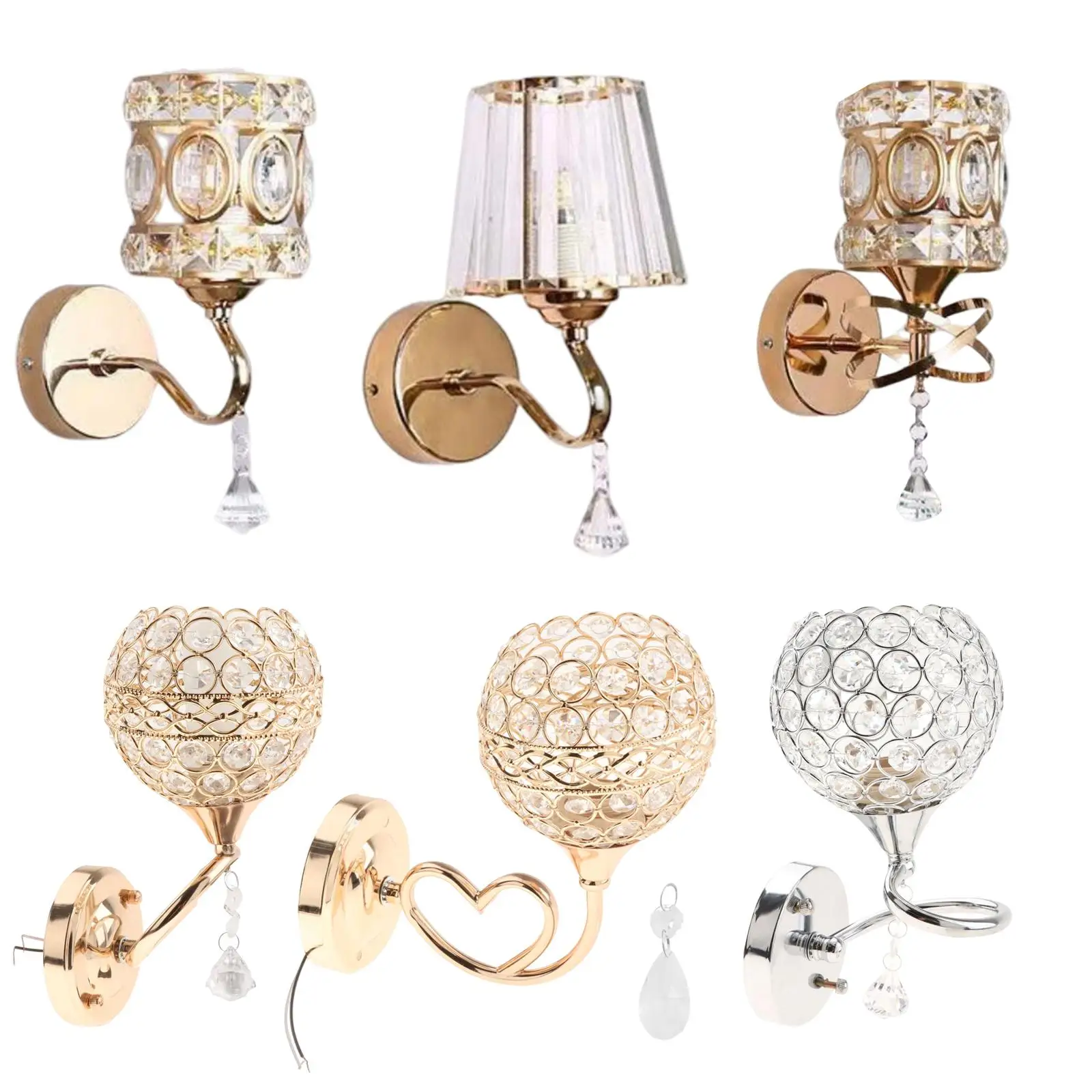 

Modern Wall Sconce Light Fixtures Lighting Wall Decor with Hanging Bead Bedside Indoor E27 for Bedroom Porch Barn Office Study