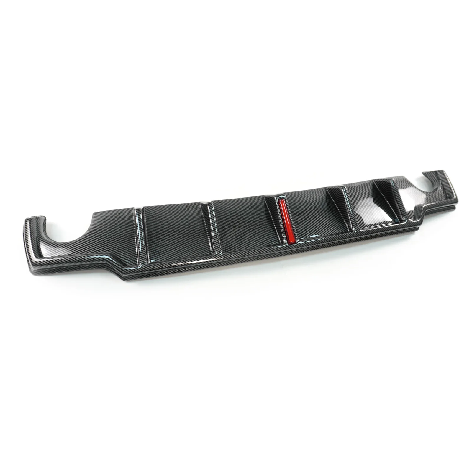 

Диффузор заднего бампера для Lexus IS250 IS300 IS350 2006-2012 с легкими автомобильными аксессуарами, глянцевый черный диффузор из углеродного волокна