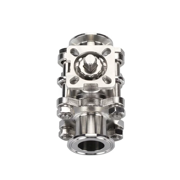 SS316 санитарная низкая платформа из нержавеющей стали 1 5 дюйма полное отверстие