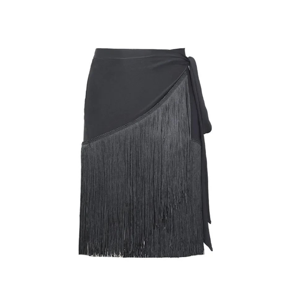 Танцевальная одежда Cha Samba профессиональный сценический костюм с кисточками