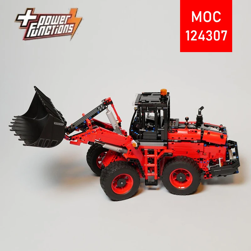 Фото Индивидуальная модель-конструктор MOC: Колесный погрузчик/Самосвал - Модная развивающая игрушка, Набор для конструирования, Подарок №5