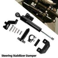 motorcycle adjustable steering stabilize damper safety control bracket mounting kit for yamaha yzf r3 r25 2014 2015 2016 2017