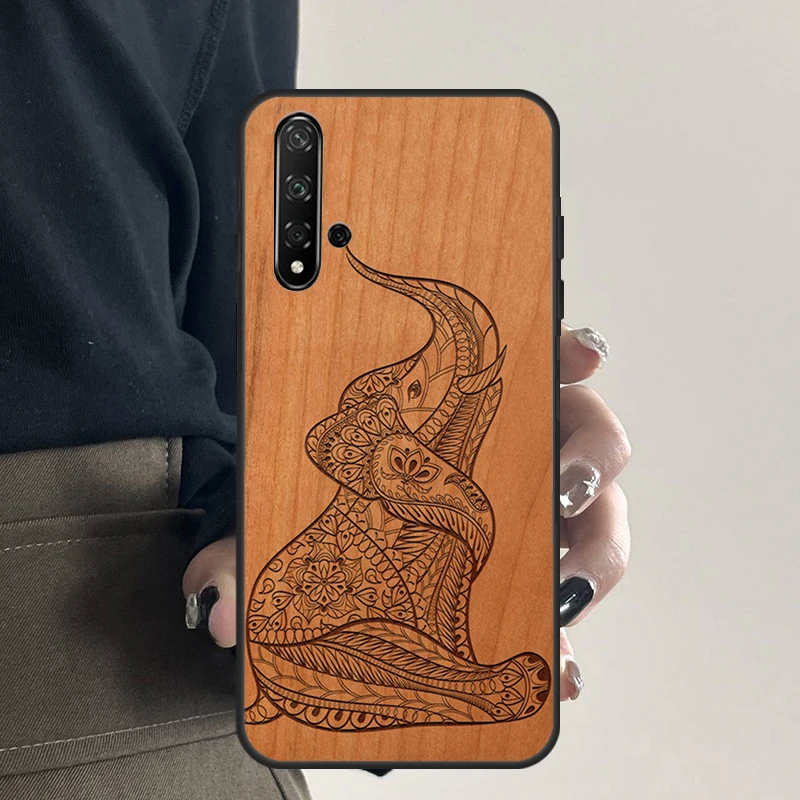 Фото Черепаха Elephant Dragon Wood для Huawei Nova 12i 11i 8i 12s 9 10 SE Y91 Y90 Y60 Y70 Y72 Y61 P20 P40 P30 Lite P60 Pro Чехол №4