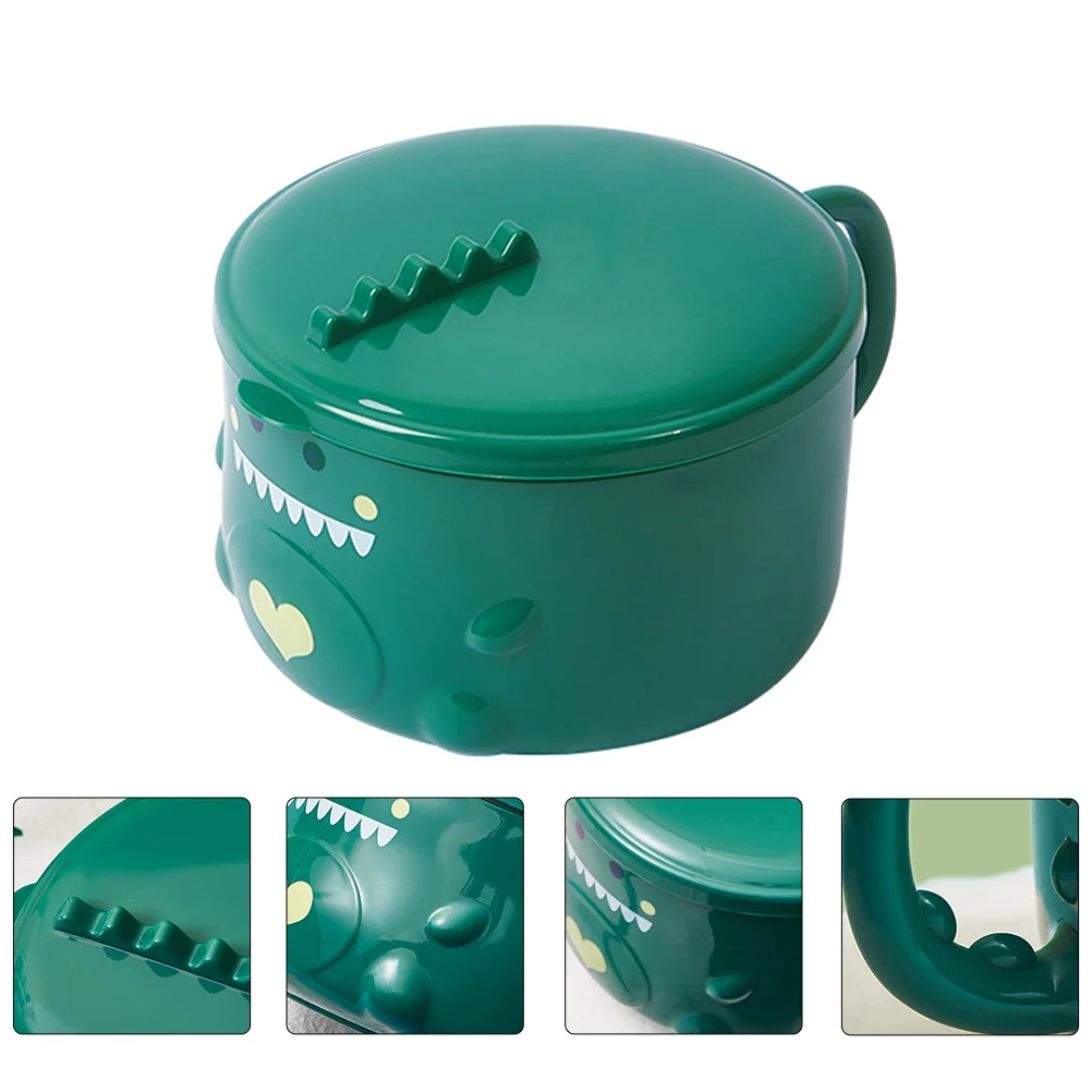 

Bowl Bowls Ramen Soup Noodle Japanese Lid Salad Rice Cereal Stainless Steel Noodles Serving Metal Pasta Dessert Instant Kitchen