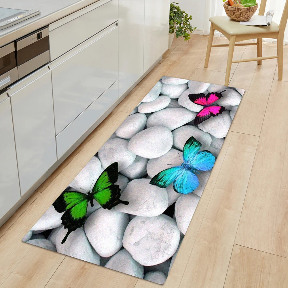 

Stone 2piece Set Floor Mats for Home Rug Bath Mat Nonslip Carpet Mats for Kitchen Home Decor Doormat Shower Mat Bathroom Product