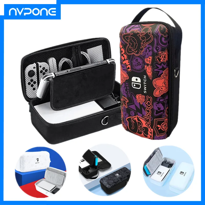 

Game outsourcing Switch OLED Handheld Storage Bag Portable PU Carrying Case Protective Travel Pouch for NS Nintendo Switch