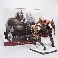 20cm game anime god of war kratos atreus 110 pvc action figure model toy collectible doll ornament