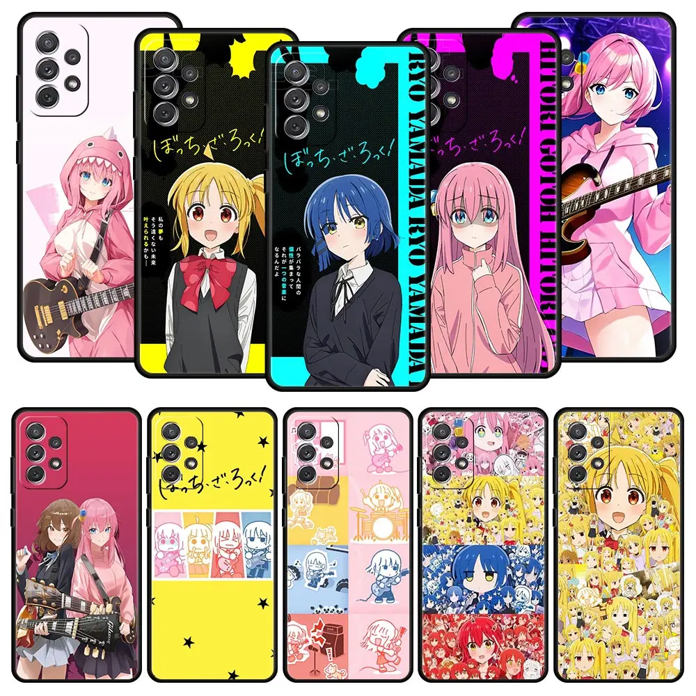 

Bocchi the Rock Anime Phone Case For Samsung Galaxy A51 A71 A21S A12 A11 A31 A41 A03s A52 A32 A22 A13 A23 A33 A53 A73 5G Cover