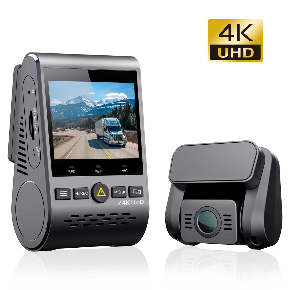VIOFO A129 Pro Duo Dash Cam 4K фронтальная 1080P задняя камера, 5 ГГц WiFi GPS, Ультра HD двойной видеорегистратор для автомобиля, датчик Sony 8MP, обнаружение движения