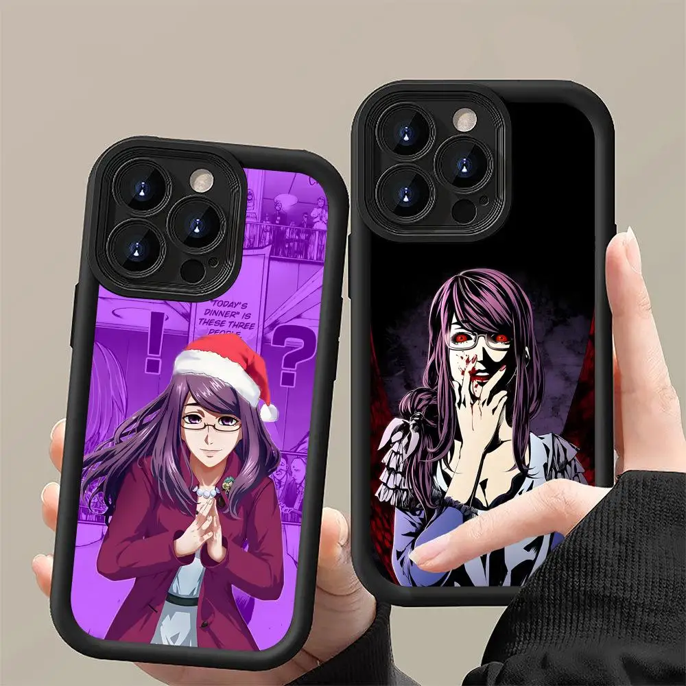 Чехол для телефона Ghoul Rize для iPhone 18 17 16 15 14 13 12 11 Air Pro Max Plus, черный, мягкий, из ТПУ, ударопрочный. (art.: 3920dd00a5e49) - 3920dd00a5e49