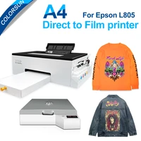 colorsun dtf printer for epson l805 for t shirt hoodies jeans bag cap a4 direct to film printing machine t shirt printing l805