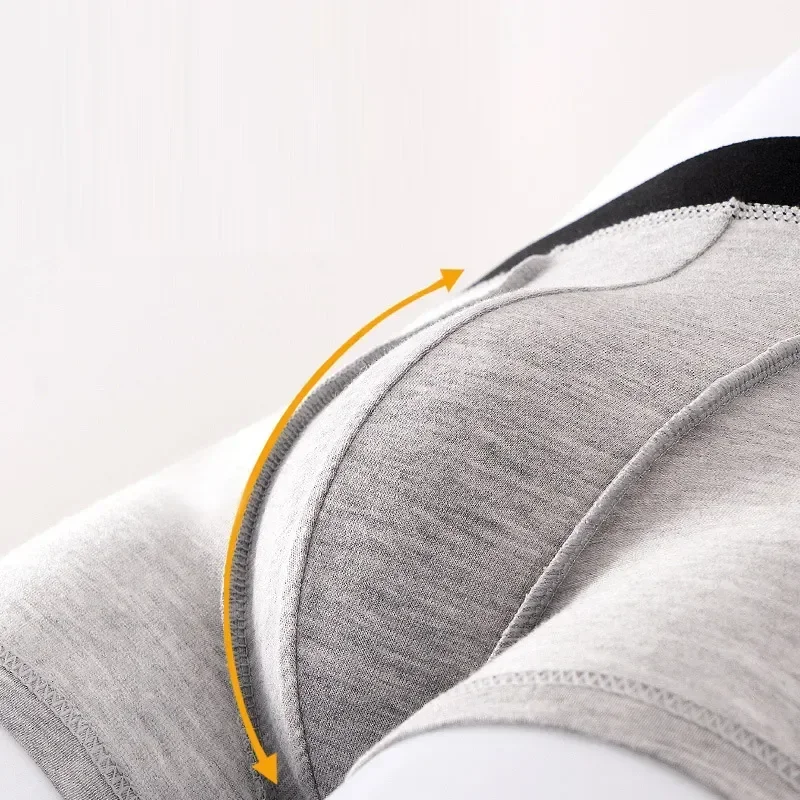 

Трусы-боксеры мужские однотонные, 4 шт., бесшовные