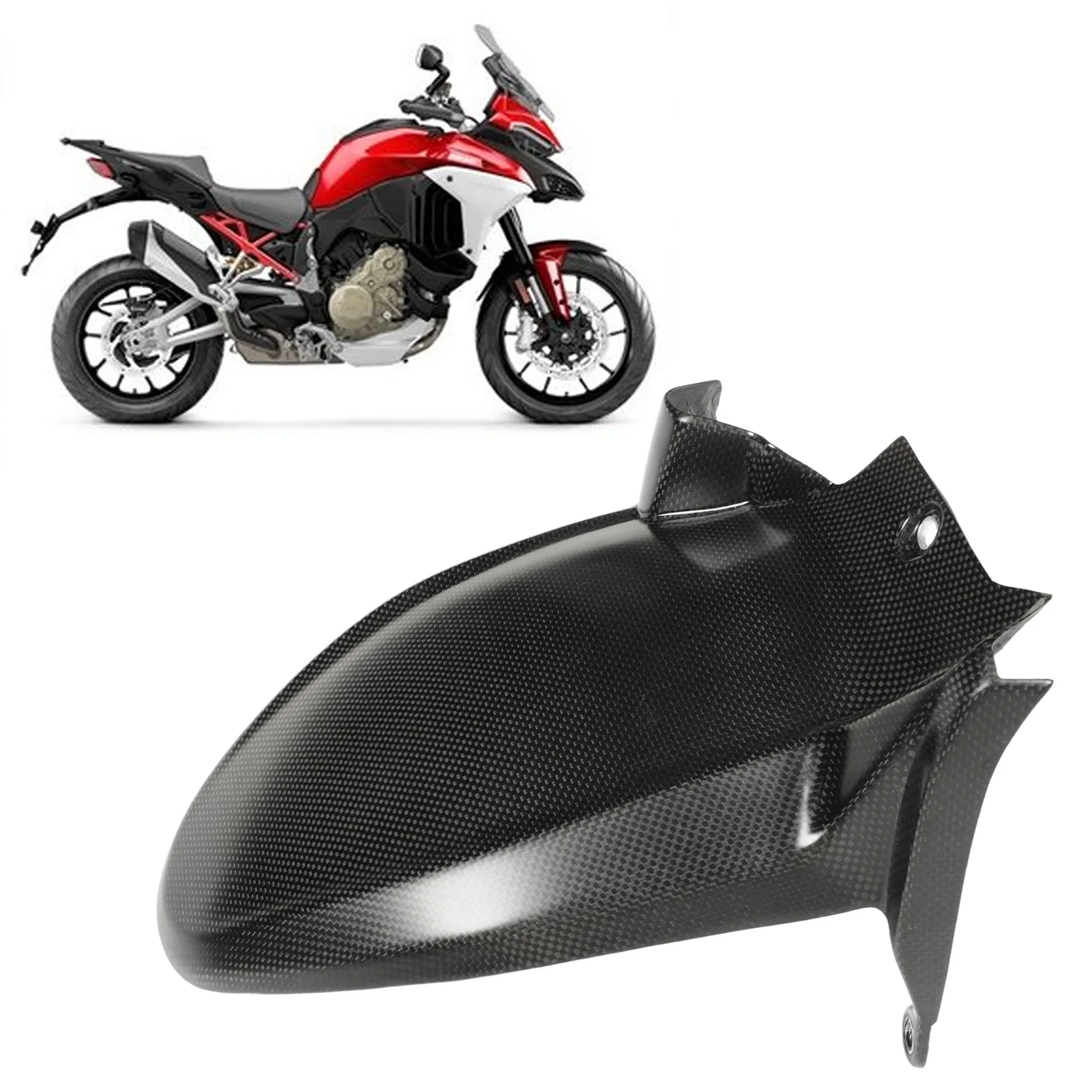 Задний грязезащитный щит мотоцикла из углеродного волокна для Ducati Multistrada V4 V4S 2021 и