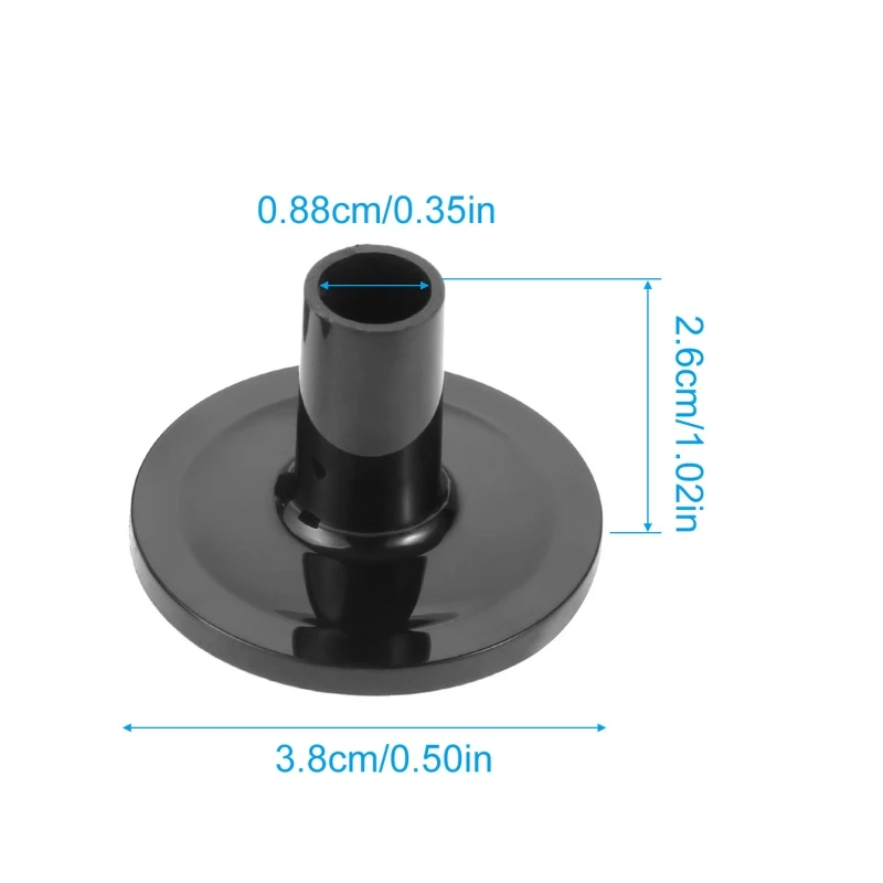 8 шт./компл. пластиковые длинные тарелки с фланцевым основанием для барабанной