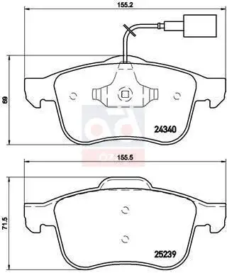 

Код магазина: LP2241 для тормоза BALATA на 10 GIULIETTA 2,0 jtdm