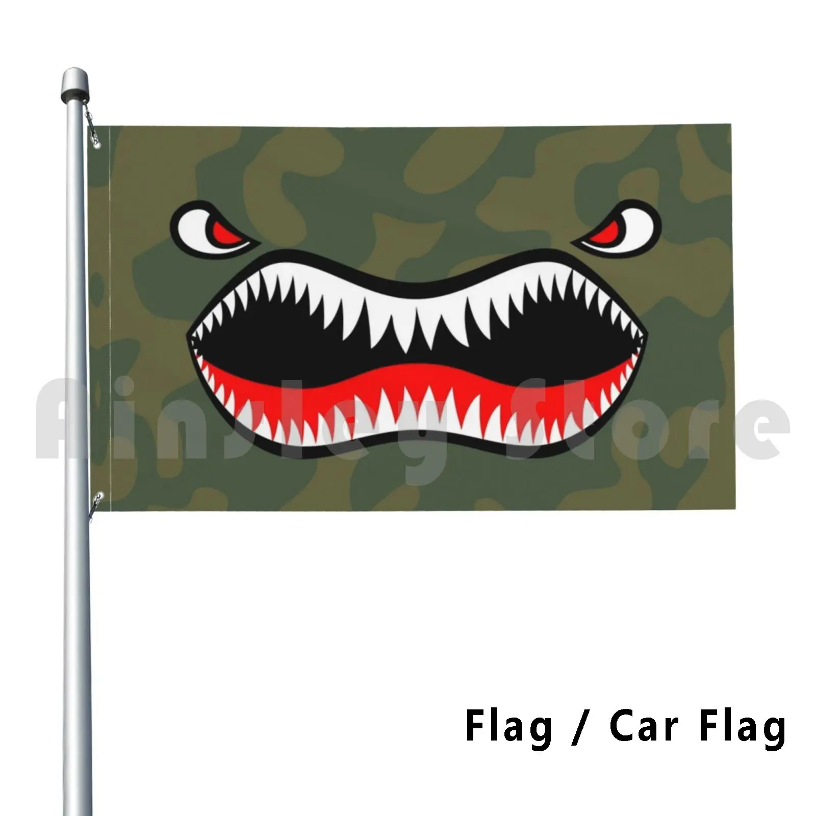 Летающий яркий Автомобильный флаг забавные военные ВВС аркаф США Летающие тигры