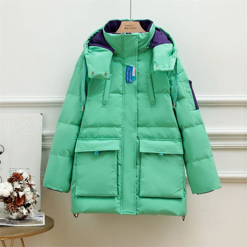 New Women Down Jacket Casual Style Autumn Winter Coats And Parkas Female Outwear