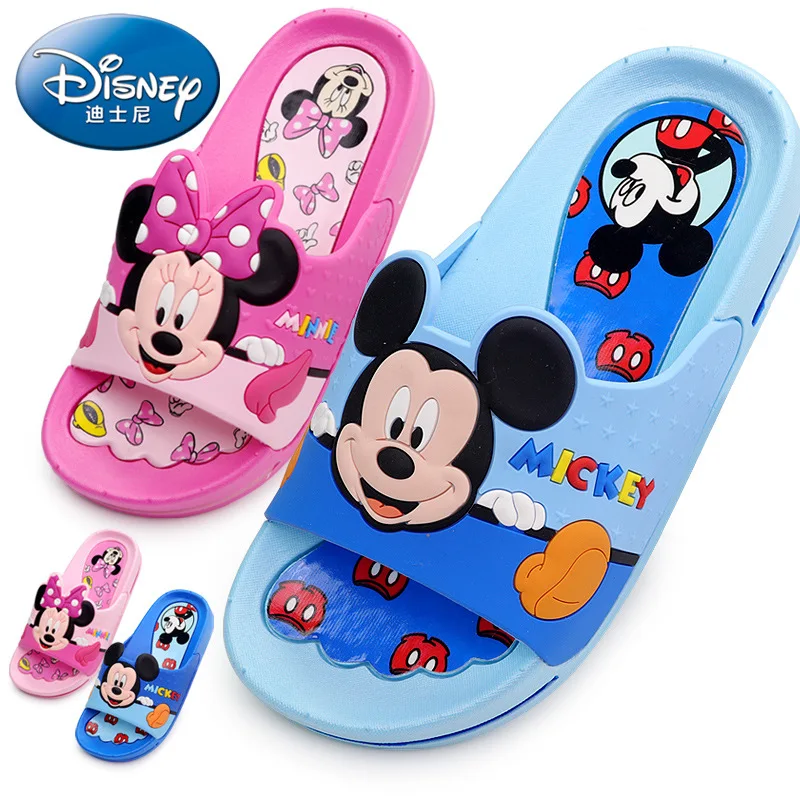 

Disney Children's Shoes Summer Cartoon Mickey Indoor Boys and Girls Baby Sandals and Slippers
