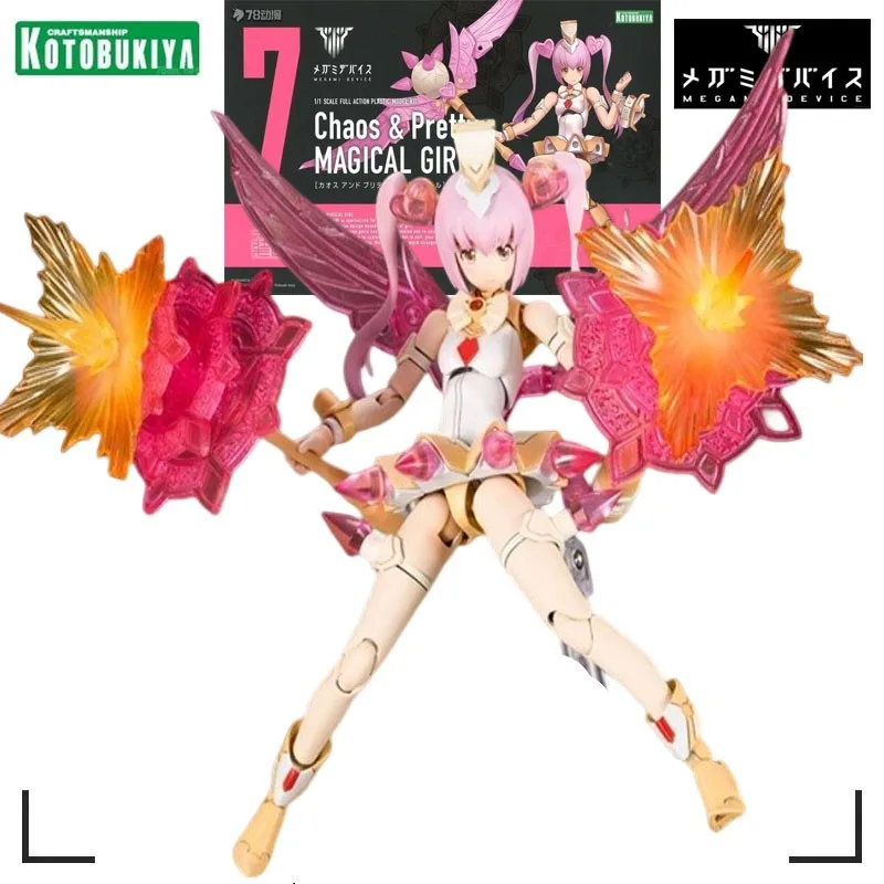 

Набор оригинальных моделей Kotobukiya, устройство Megami, хаос, довольно волшебная девушка, коллекция аниме, фигурки, сборные игрушки, подарок для детей