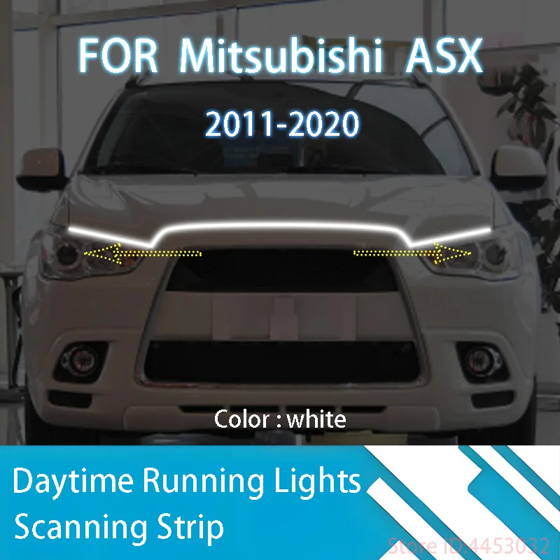 

Новинка для Mitsubishi ASX 2011-2019, обновленная светодиодная дневная подсветка, дневная подсветка, диагностика запуска автомобиля, направляющая по DRL, декоративная лампа 12 В