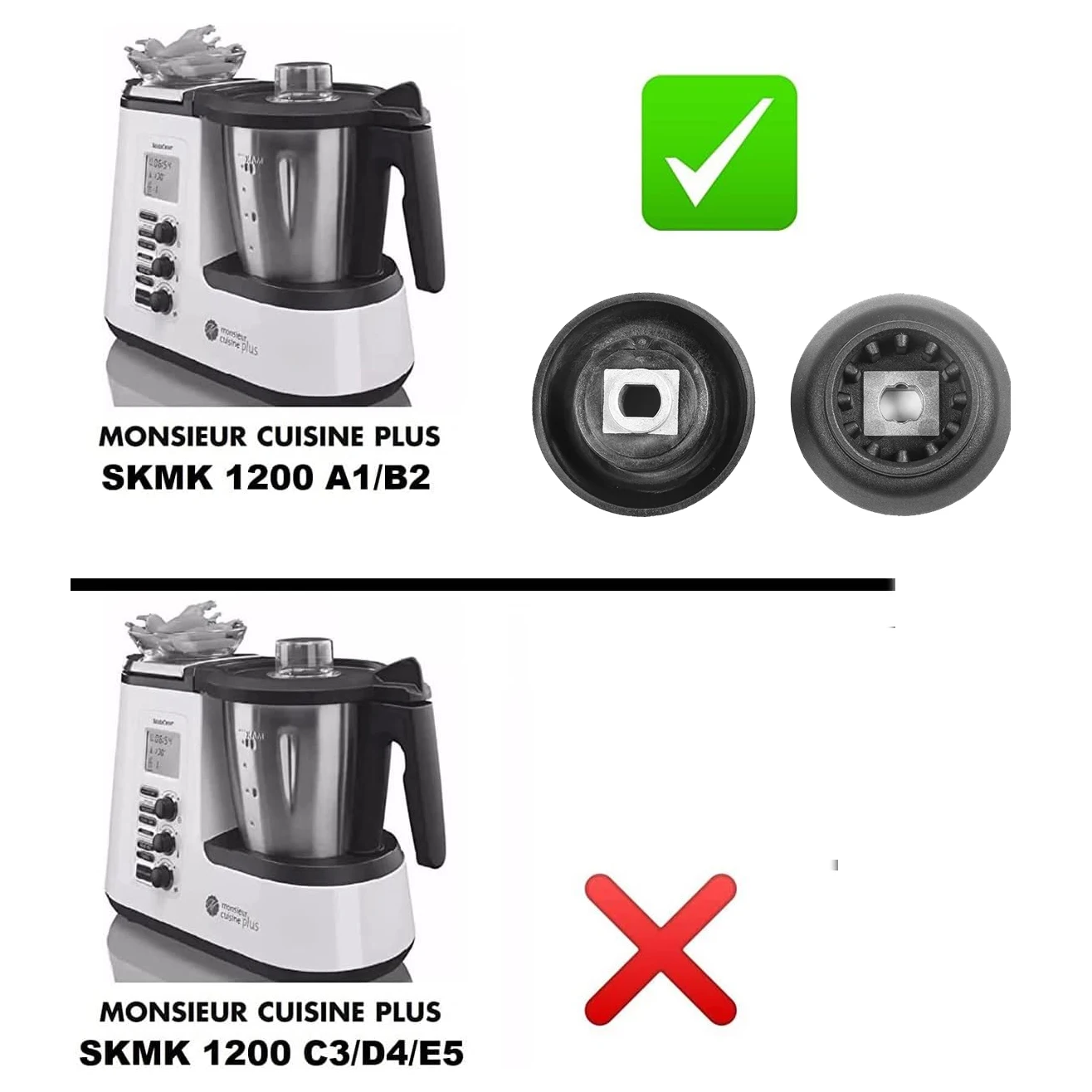 2 направляющая сцепления коробки передач 12 веток Monsieur Cuisine Plus SKMK 1200 A1/B2