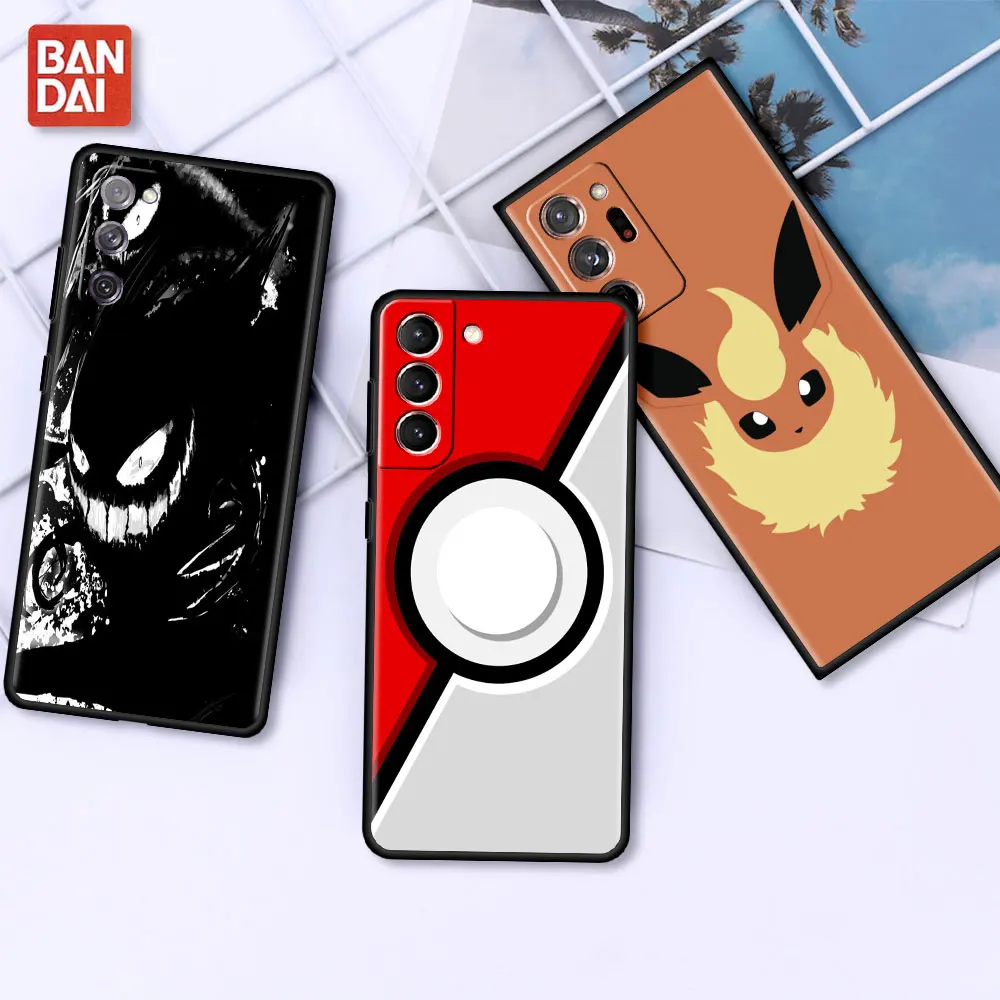 

Cartoon Anime Pokemon Case For Samsung Galaxy S22 Plus S20 FE S21 Ultra S10 Lite S10e S9 S8 S7 Edge Shockproof Soft Phone Cover