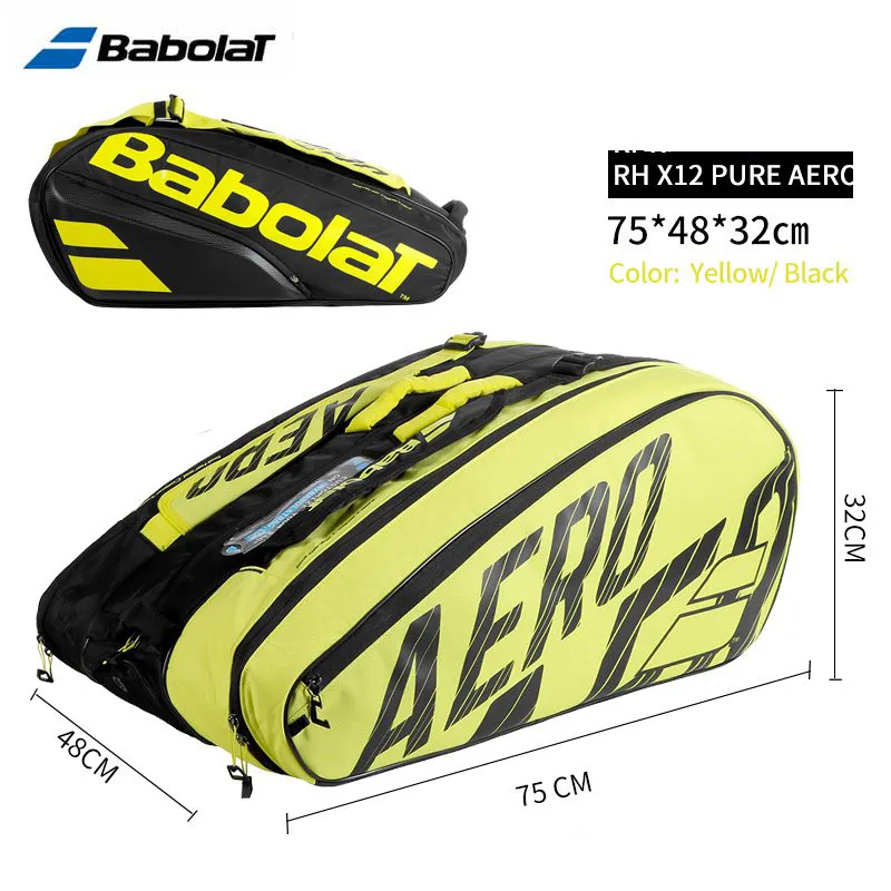 

New 6/12 Pure Drive Tennis Backpack Tennis Racket Bag Men‘s And Women‘s Shoulder Tennis Bag