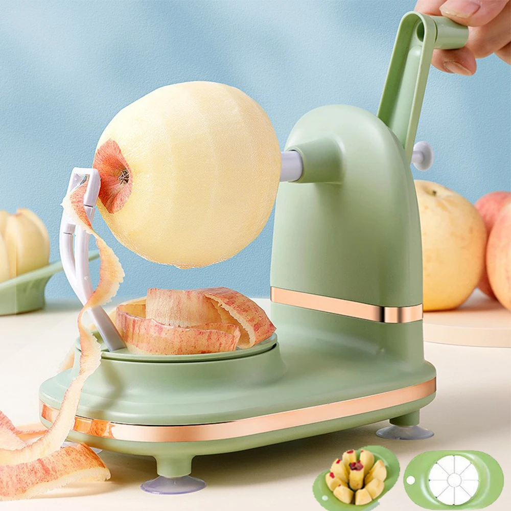 

Slicing Multifunctional Apple Manual Fruit Blades And Kitchen Peeler Divider Tool Pear Fruit Spare Hand-cranked Peeler With