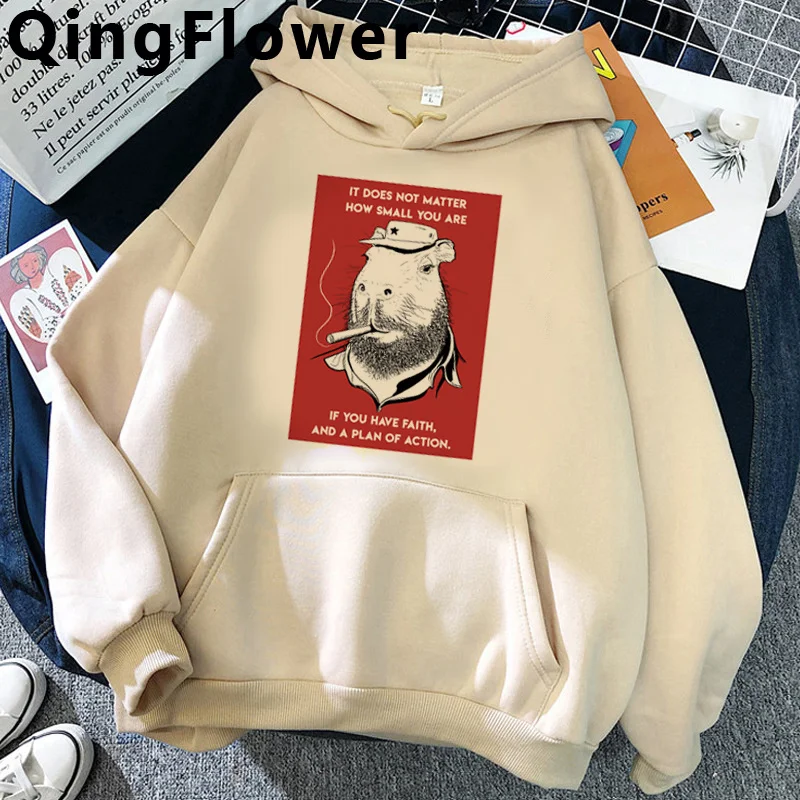 

Capybara hoodies men streetwear printed y2k aesthetic printed men clothing harajuku