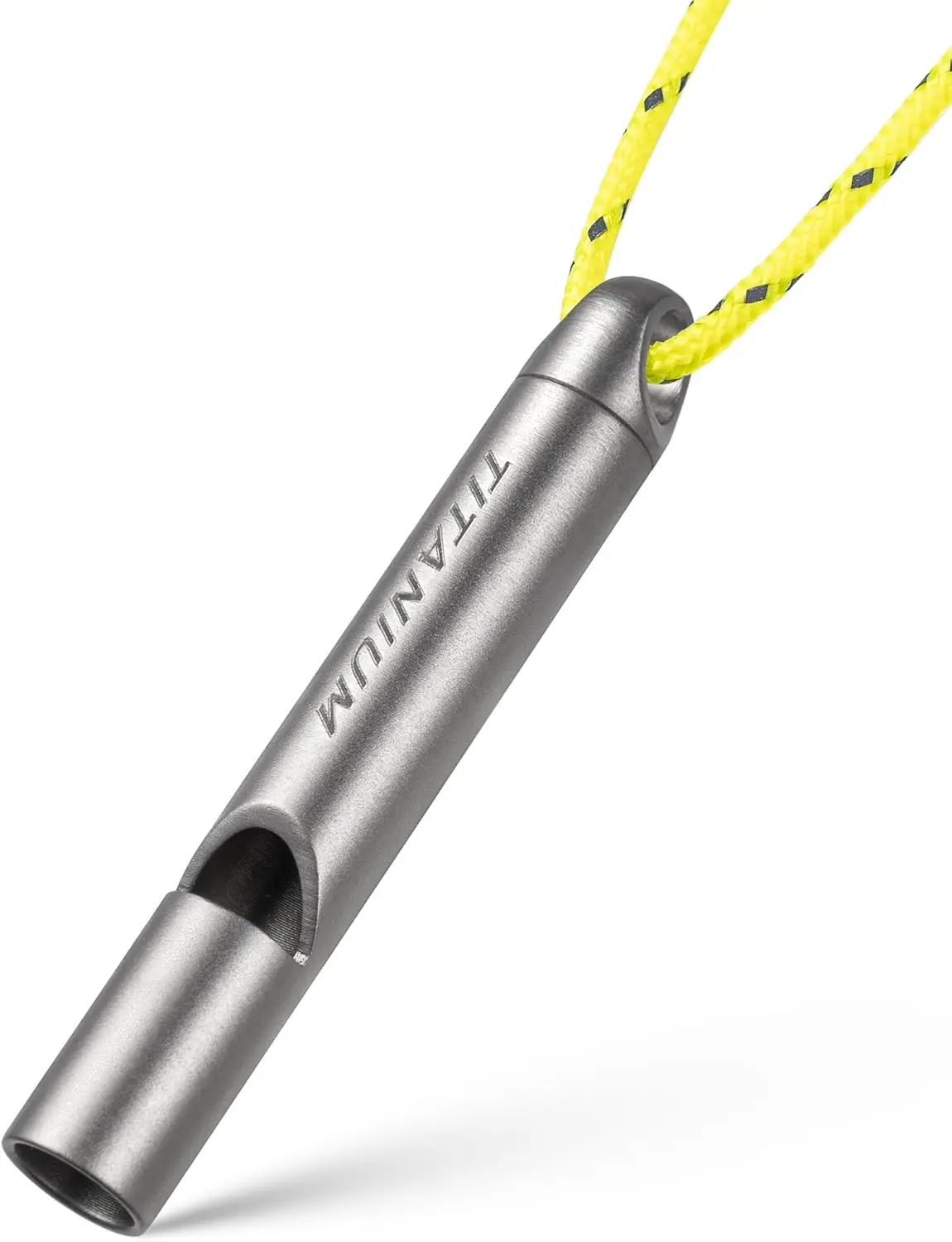 Титановый аварийный свисток, безопасные свистки для выживания для тренеров, тренировок для собак, пеших прогулок, экономии жизни, громкости до 120 дБ