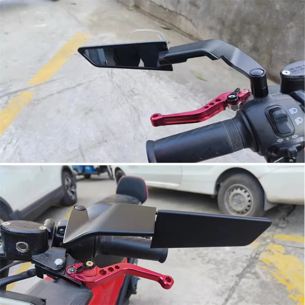Фото Спортивные зеркала Stealth Sports Winglet с регулируемыми ветровыми накладками для KTM Duke 250 390 690 790 890 990 1290 1390 ADV №5