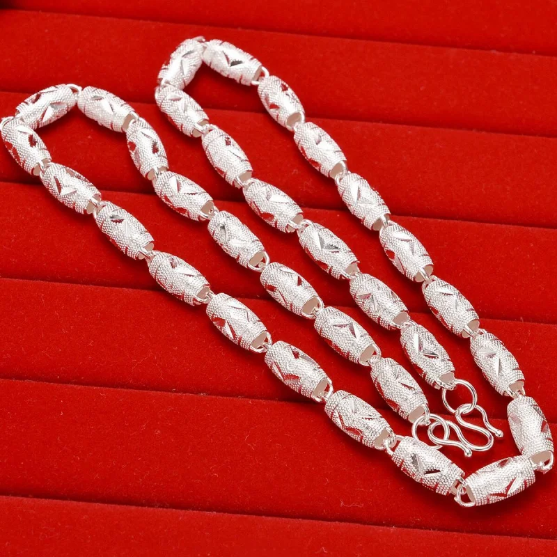 Xiangqi усовершенствованные однотонные оливковые бусины мужское ожерелье модное