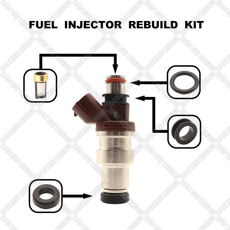 

Fuel Injectors Seals O-Ring Repair Filters for Toyota Tacoma 1995-2000 T100 1996-1998 2.7L 23250-75050 23209-75050