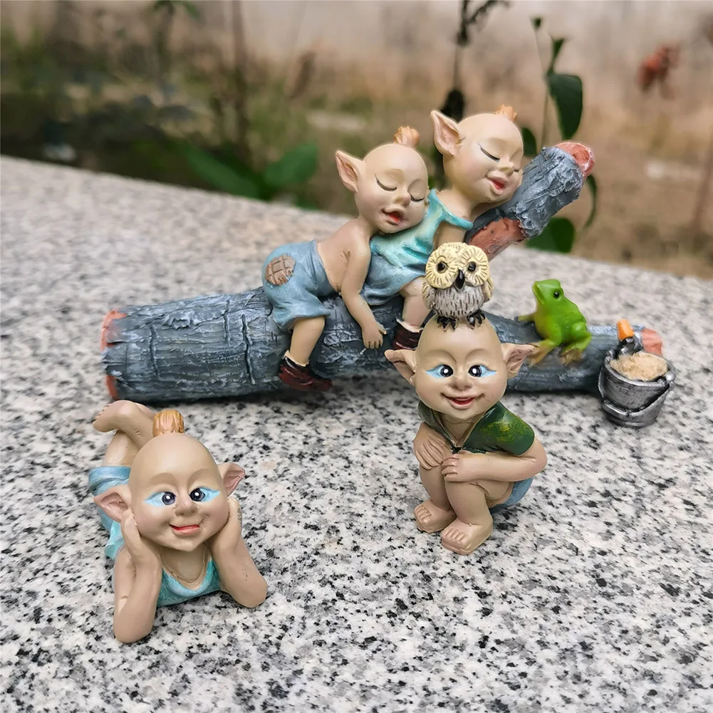 

Мультяшный карликовый эльф, фотоэлемент, милый эльф, скульптура, гном, искусство, статуя, садовое украшение, домашний сад, фотоэлемент