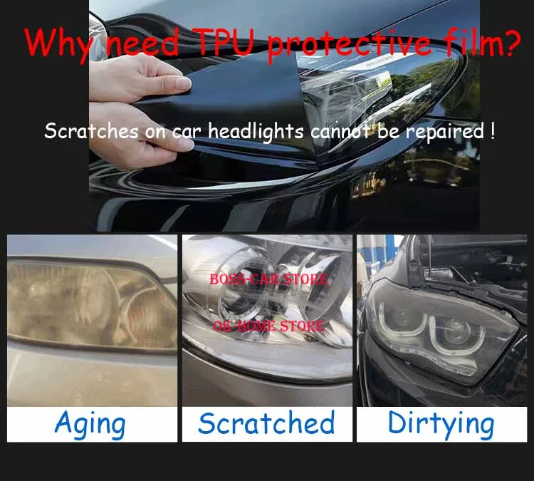 Самовосстанавливающаяся пленка из ТПУ для автомобильных фар устойчивая к