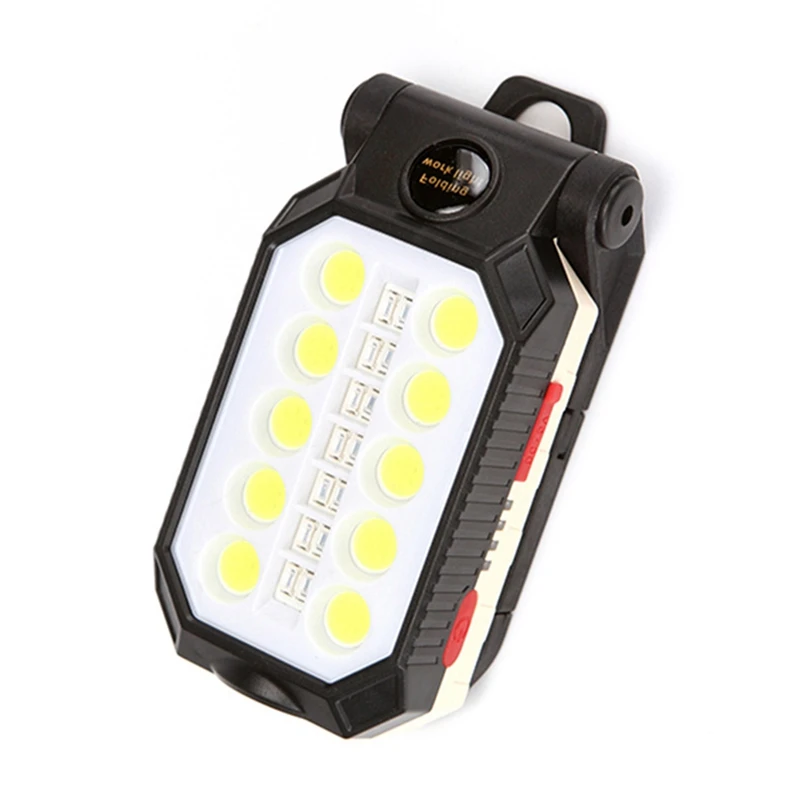 

Cob Work Light USB Charging Folding Outdoor Camping Light Magnet Maintenance Light Multi-Function Lighting Flashlight