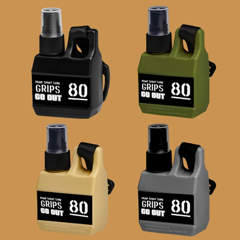 

80ml Outdoor Portable Spray Bottle Refillable Camping Alcohol Oi Squeeze Bottle Travel Cosmetic Containers Atomizer Bottle