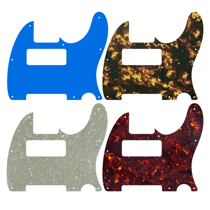

5pcs CUSTOM Guitar Parts -For US Standard 8 Screw Holes P90 Tele Telecaster Guitar Pickguard Scratch Plate, Multicolor Choice