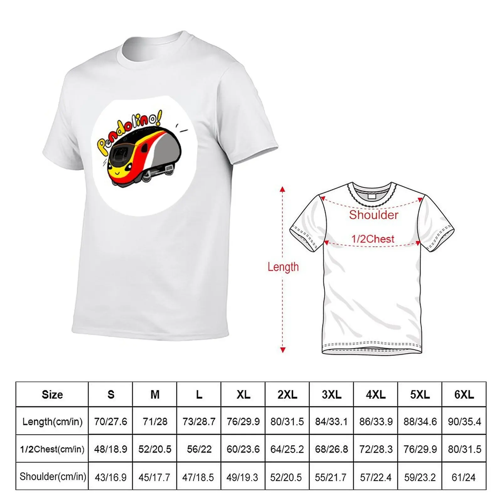 Фото Футболка Pendolino Train T-Shirt, мужские футболки, повседневные мужские футболки, летняя футболка №2