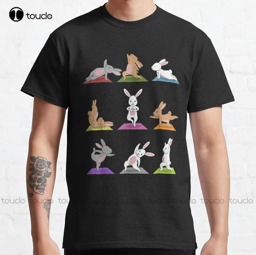 

Кролик Йога Смешные кролики в йоге поза спортивная классическая футболка для мальчиков топы, футболки и рубашки на заказ Aldult Подростковая у...