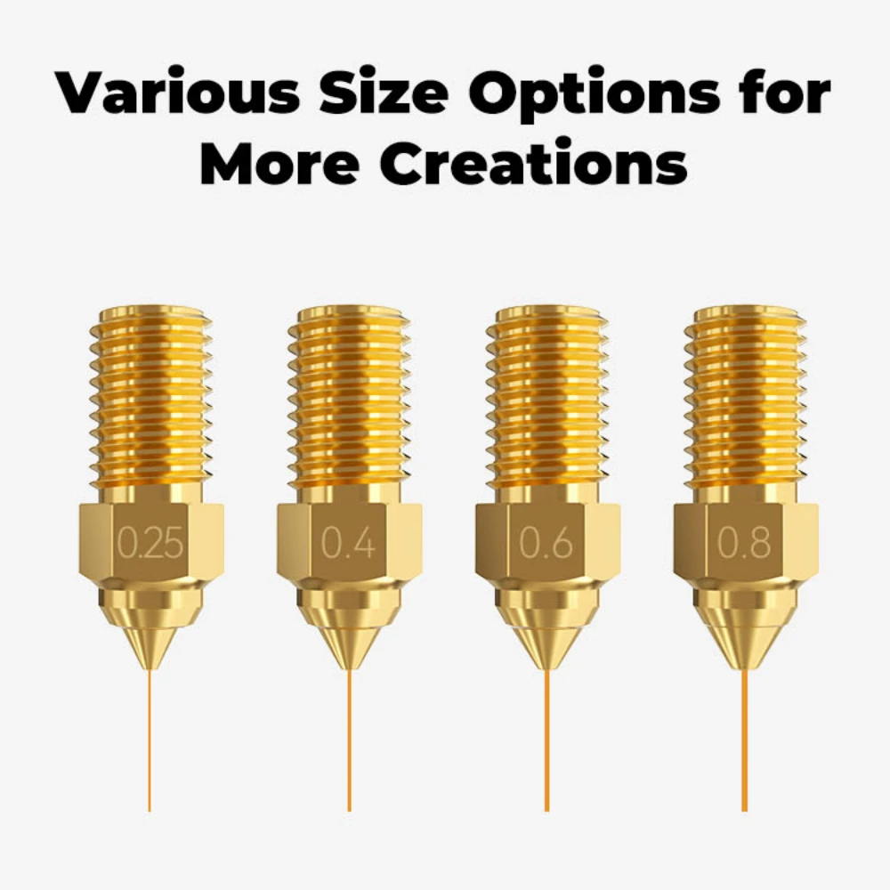 Латунные сопла для 3D-принтера Ender 3 V3 SE/5S1/Ender7 8 шт