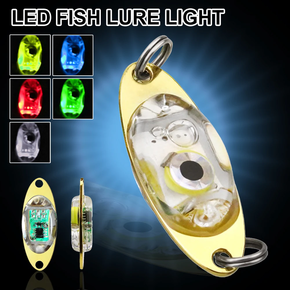 

Mini LED Fish Lamp Eye-Shaped Fishing Lure Light Deep Drop Underwater Luminous Fishing Bait Fishing Tackles Accessories Hot