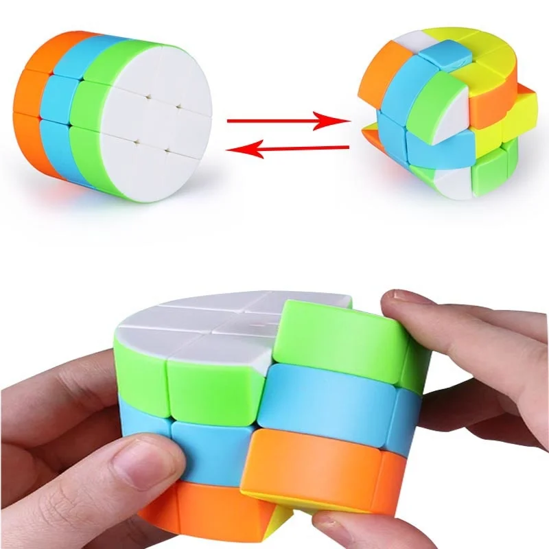 

Stress Reliever3x3x3 Fidget Toys Shaped Cube Pillars Smooth Children's Educational Decompression Magic Cube Stress Reliever Toys