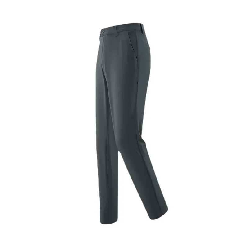 Мужские ультратонкие повседневные брюки летние дышащие высокоэластичные